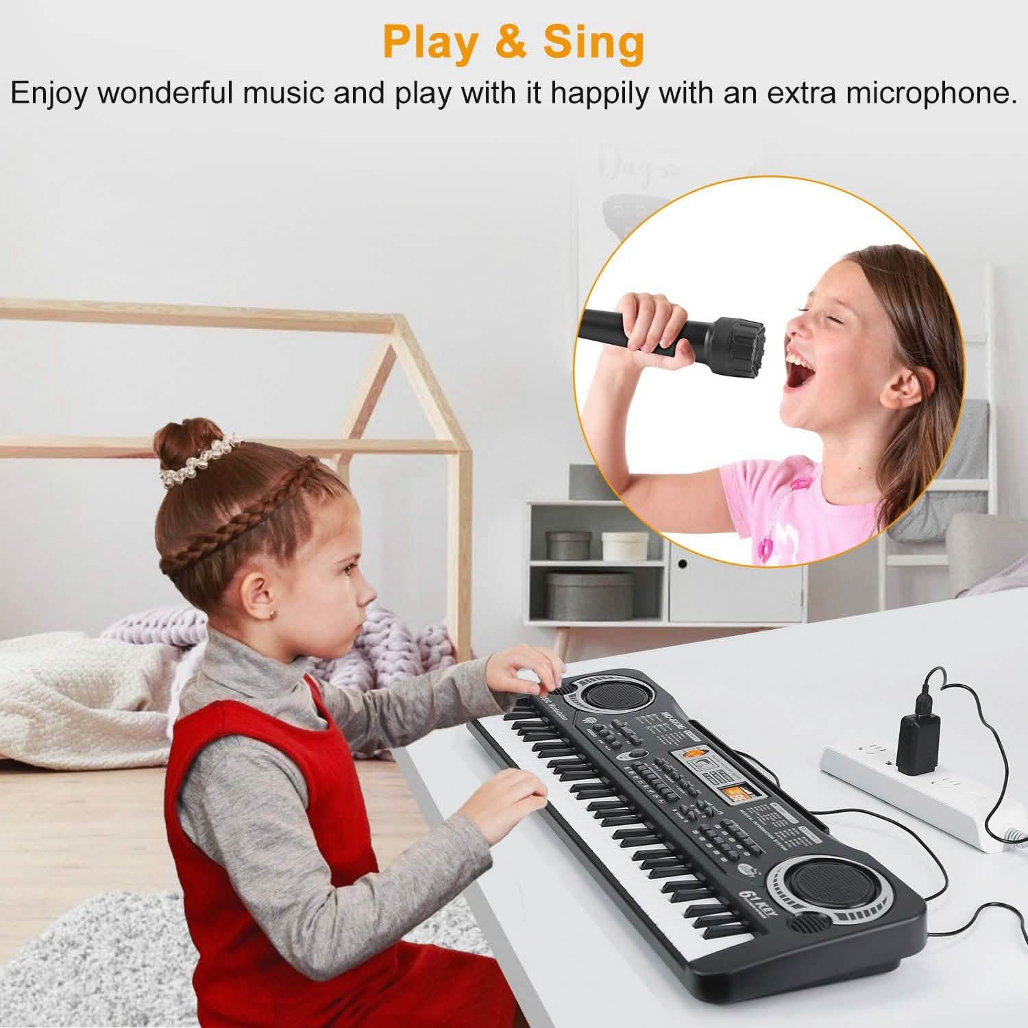 61-Key Electronic Keyboard — Beginner to Intermediate