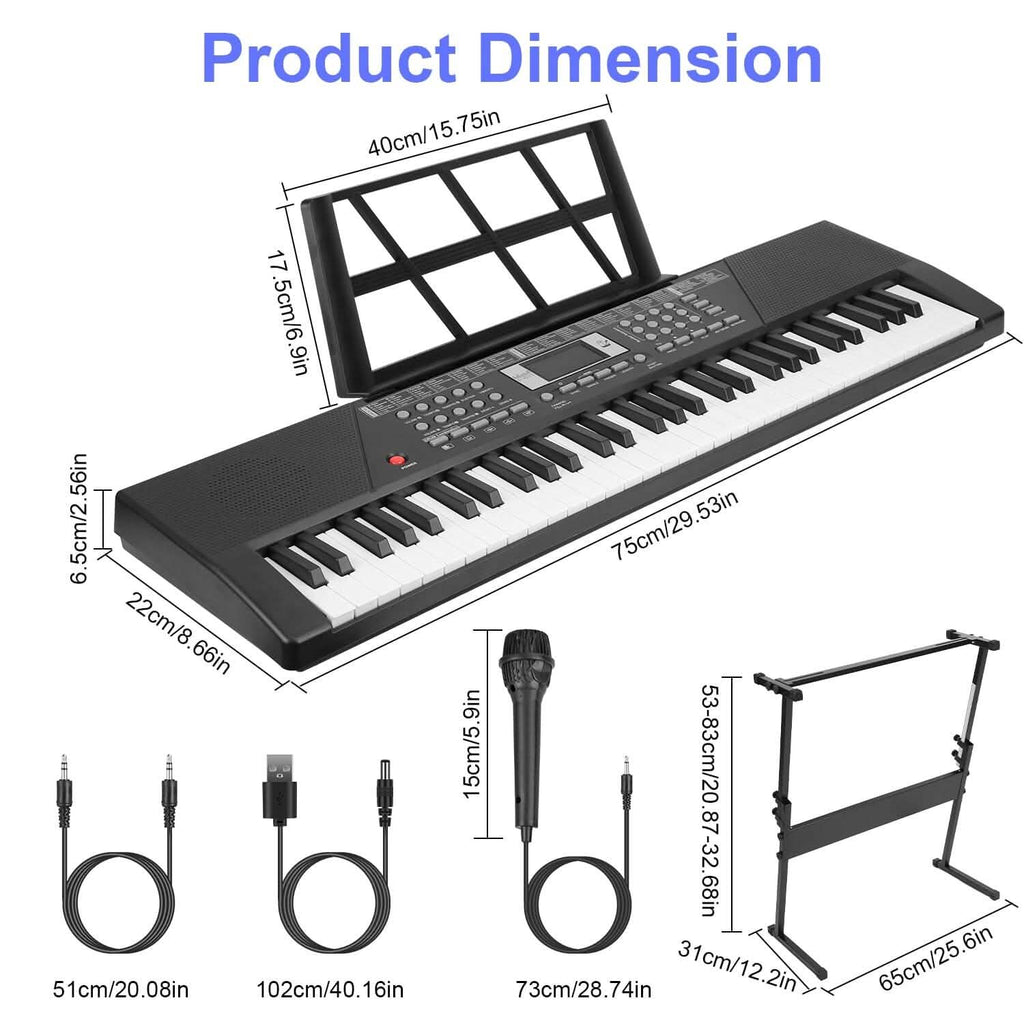 61-Key Digital Piano — Advanced Features & Touch Response