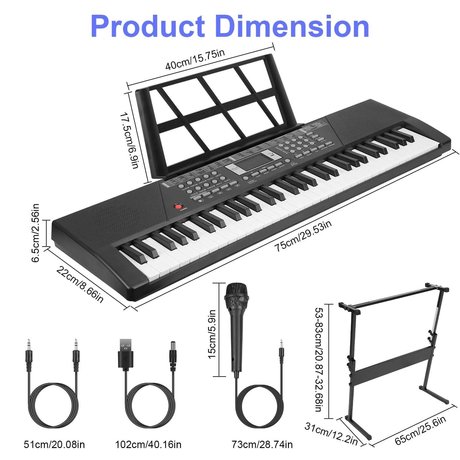 61-Key Digital Piano — Advanced Features & Touch Response