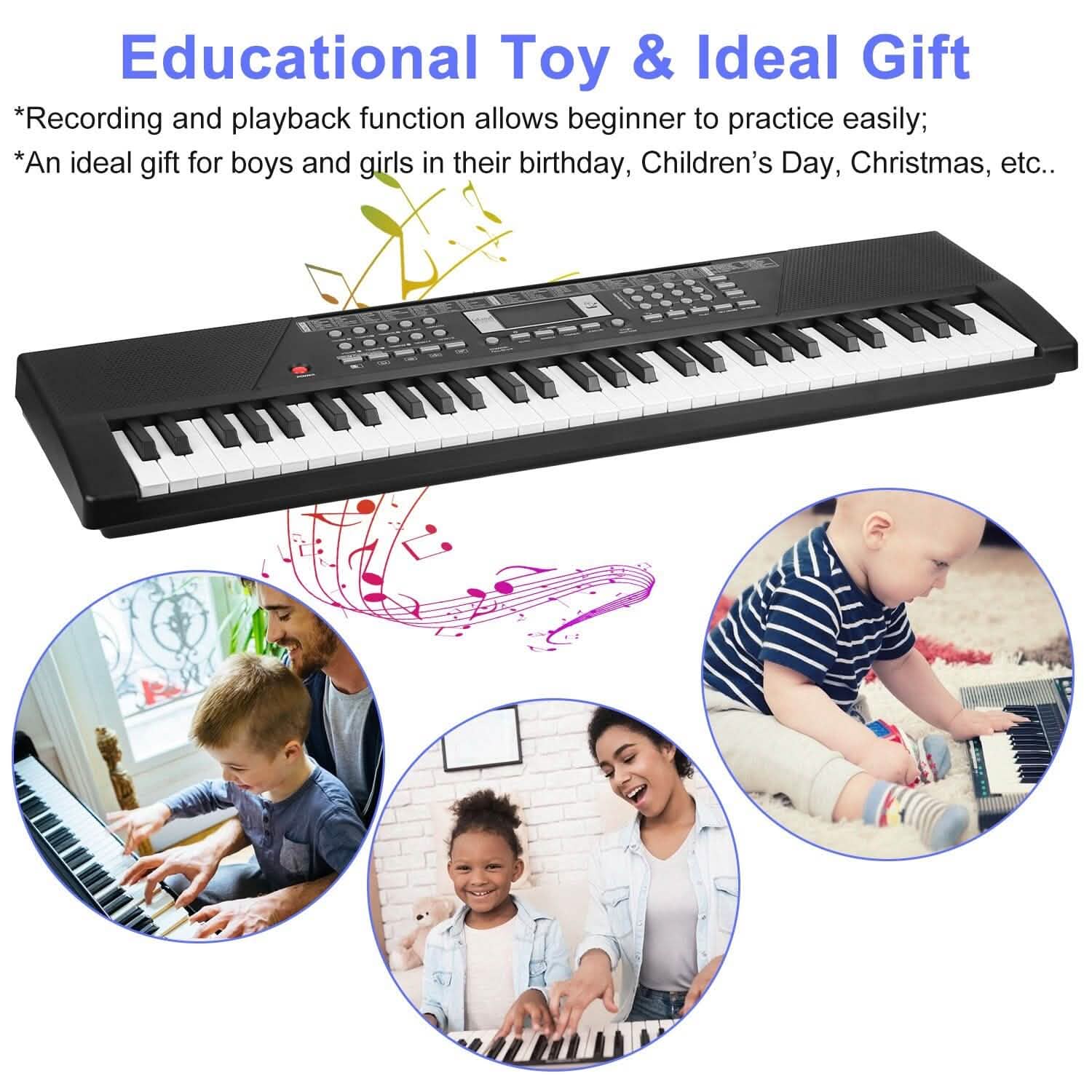 61-Key Digital Piano — Advanced Features & Touch Response