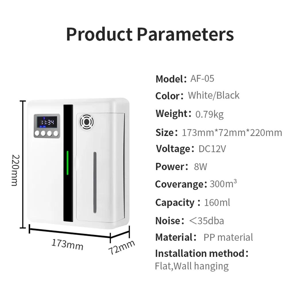 Smart Bluetooth Aroma Diffuser — 300m³ Coverage