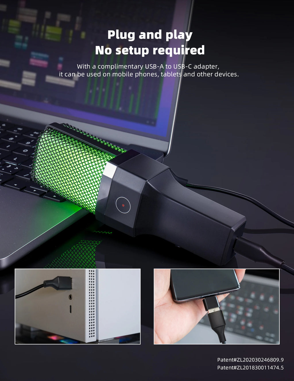 Pro USB Condenser Microphone Kit — Studio & Streaming