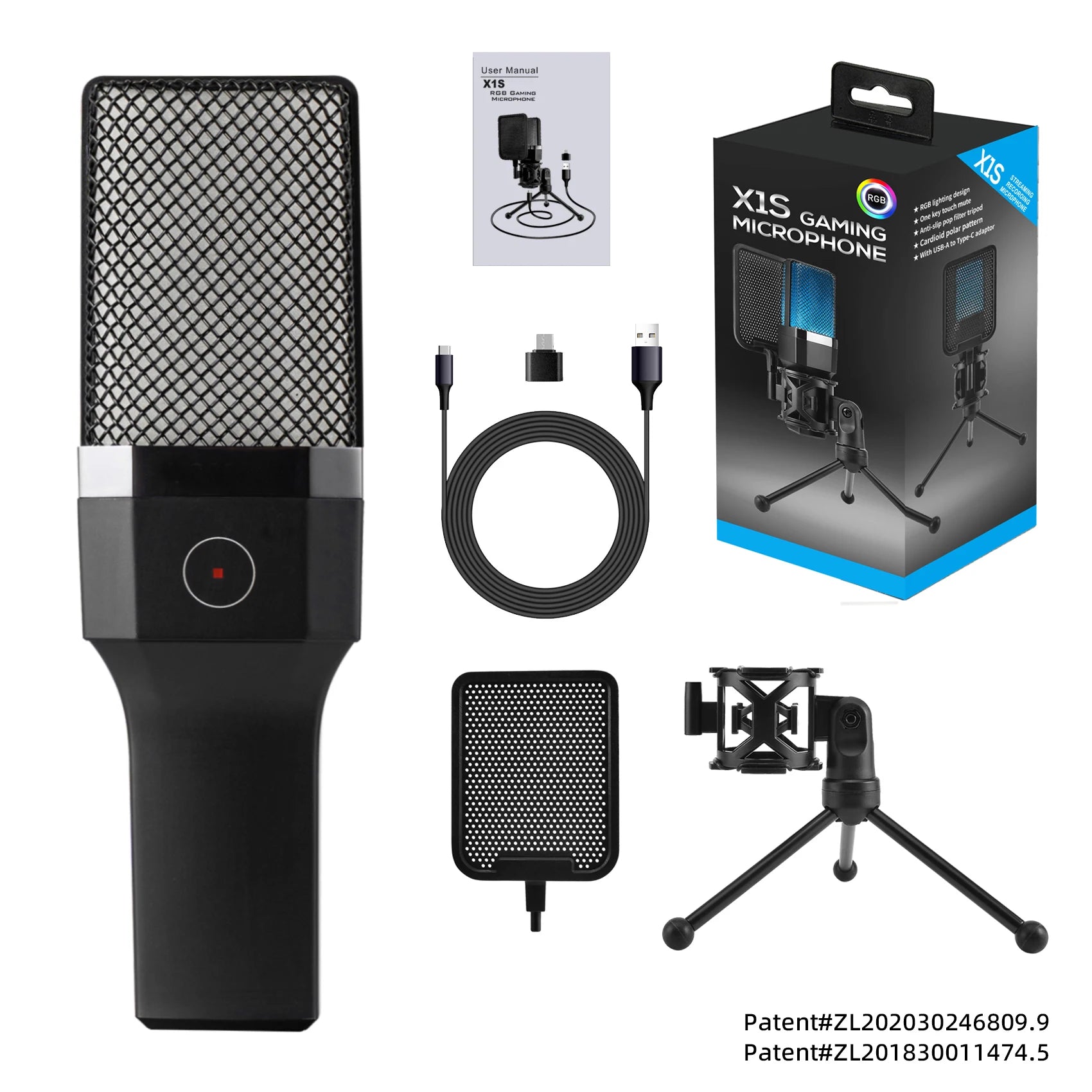 Pro USB Condenser Microphone Kit — Studio & Streaming