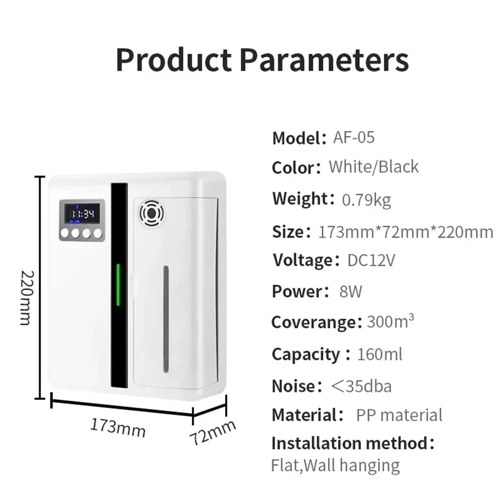 Smart Bluetooth Aroma Diffuser — 300m³ Coverage