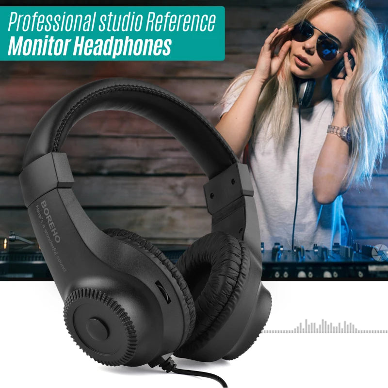 Professional Studio Monitor Headphones — 50mm Driver