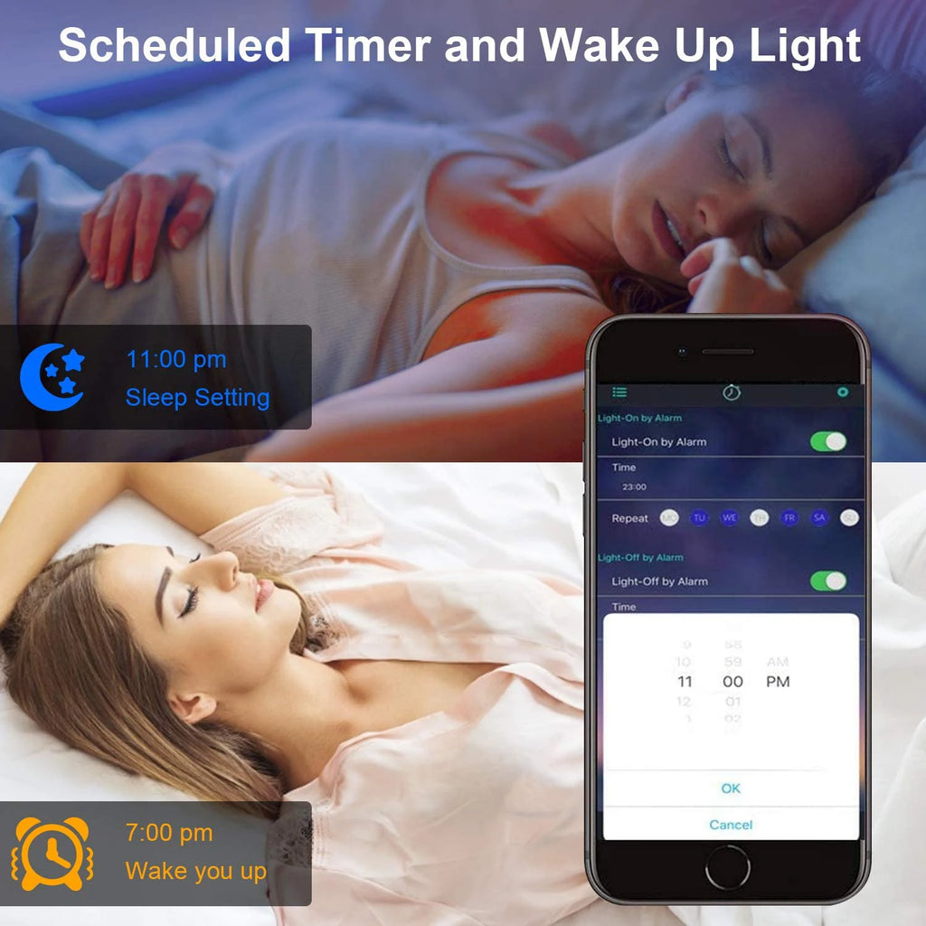 RGB LED Strip Lights — Music Sync with Remote Control