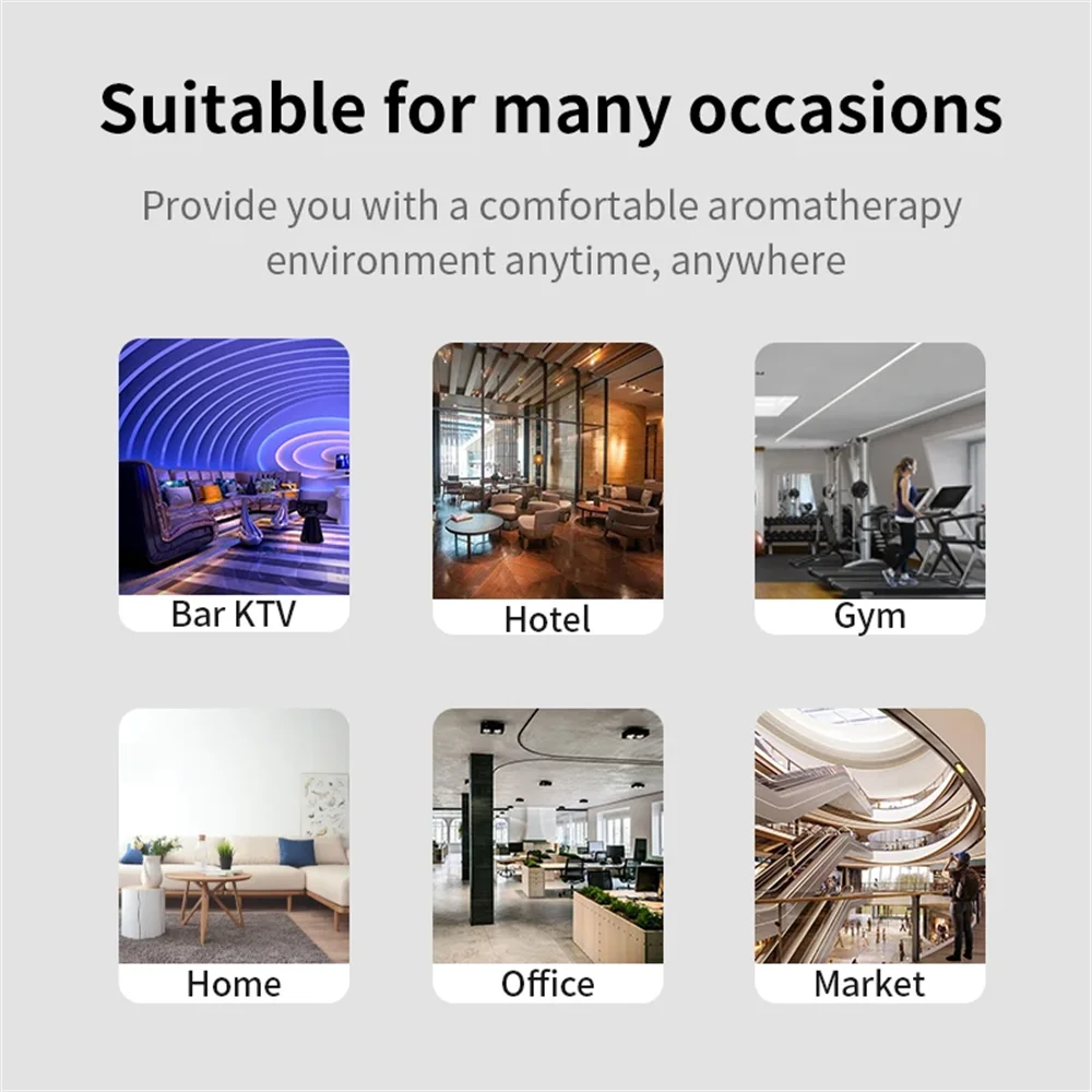 Smart Bluetooth Aroma Diffuser — 300m³ Coverage