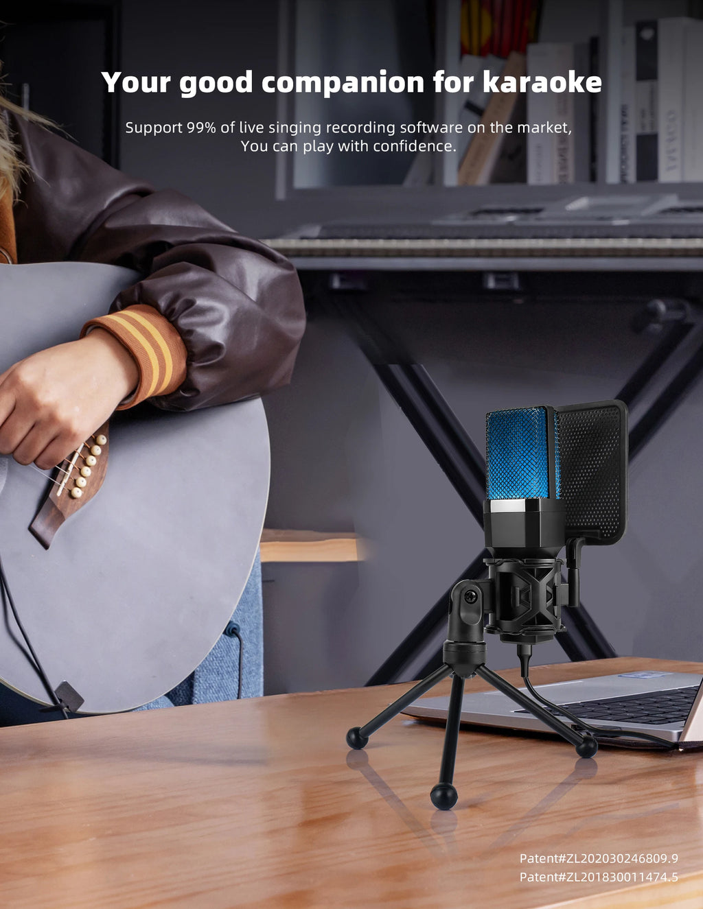Pro USB Condenser Microphone Kit — Studio & Streaming