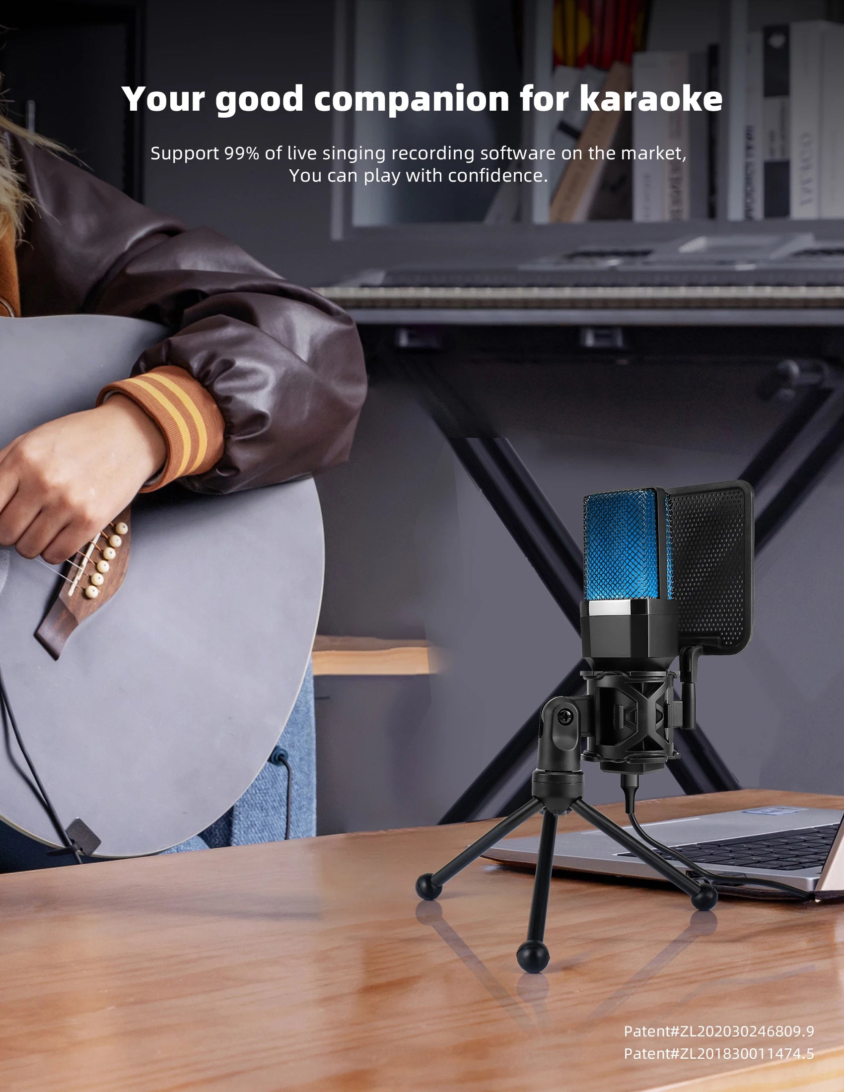 Pro USB Condenser Microphone Kit — Studio & Streaming