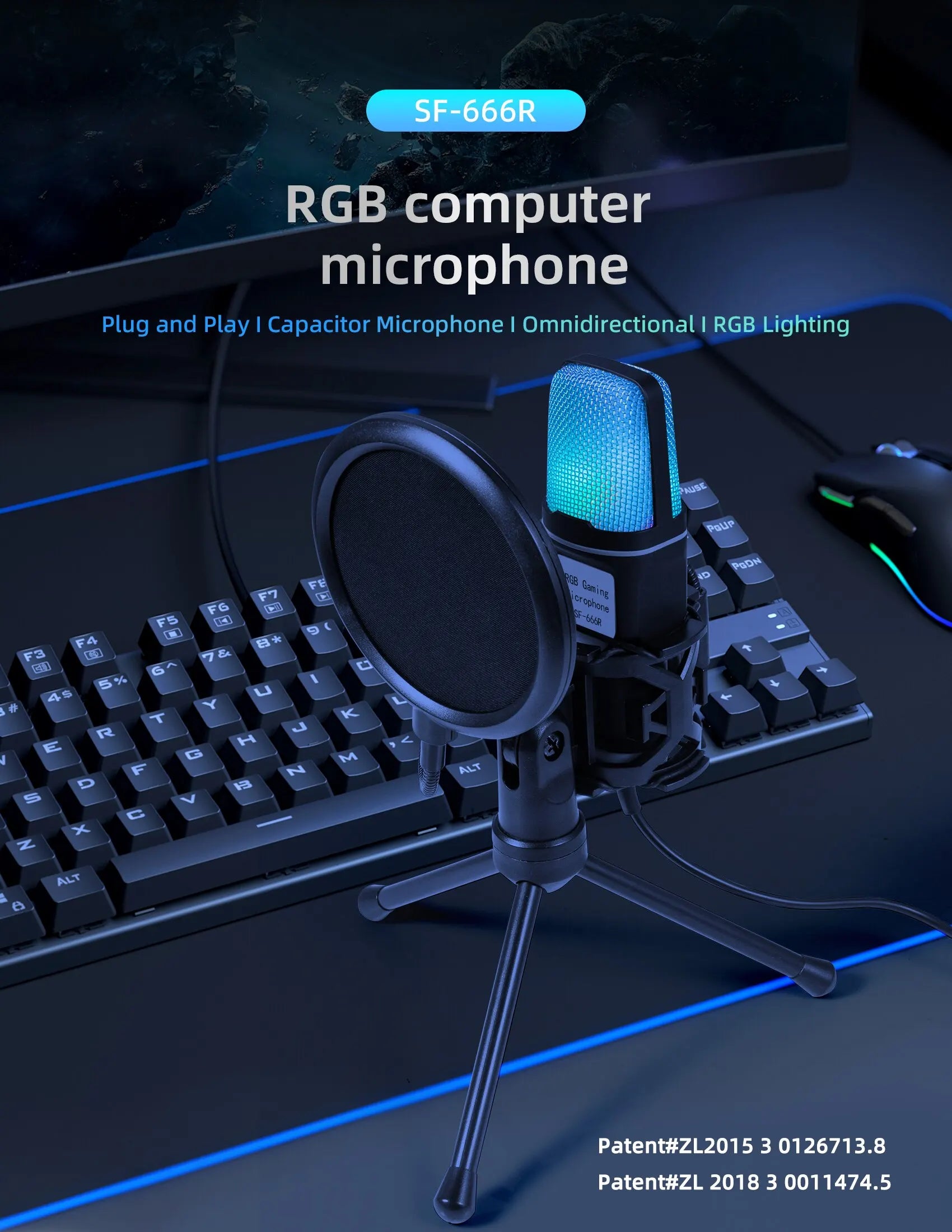 Pro USB Condenser Microphone Kit — Studio & Streaming