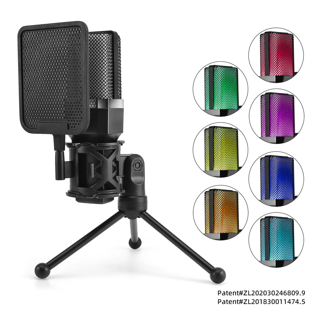 Pro USB Condenser Microphone Kit — Studio & Streaming