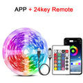 RGB LED Strip Lights — Music Sync with Remote Control