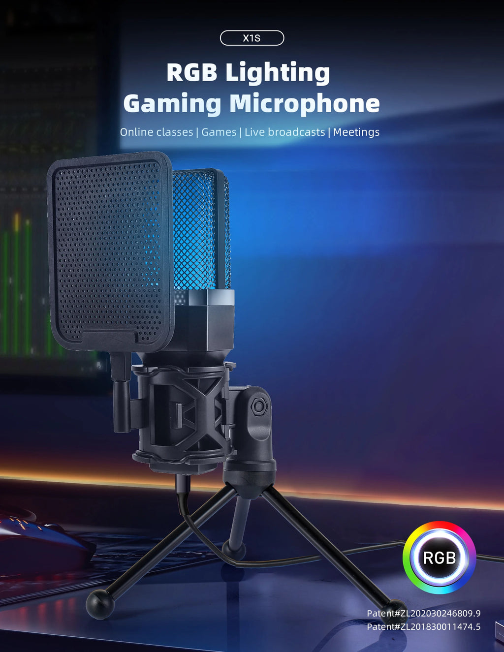 Pro USB Condenser Microphone Kit — Studio & Streaming