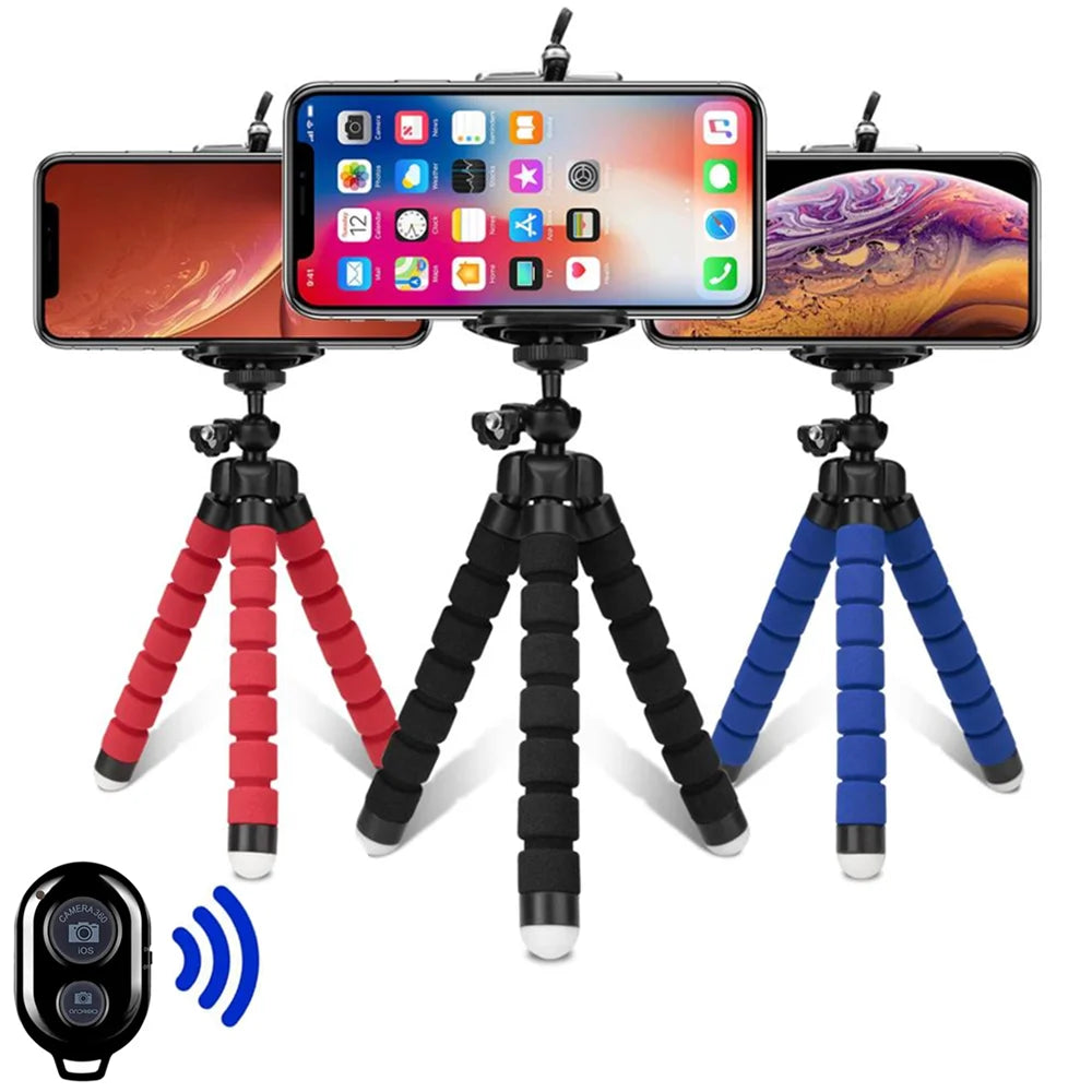 Flexible Phone Tripod & Mount — Universal Smartphone Holder