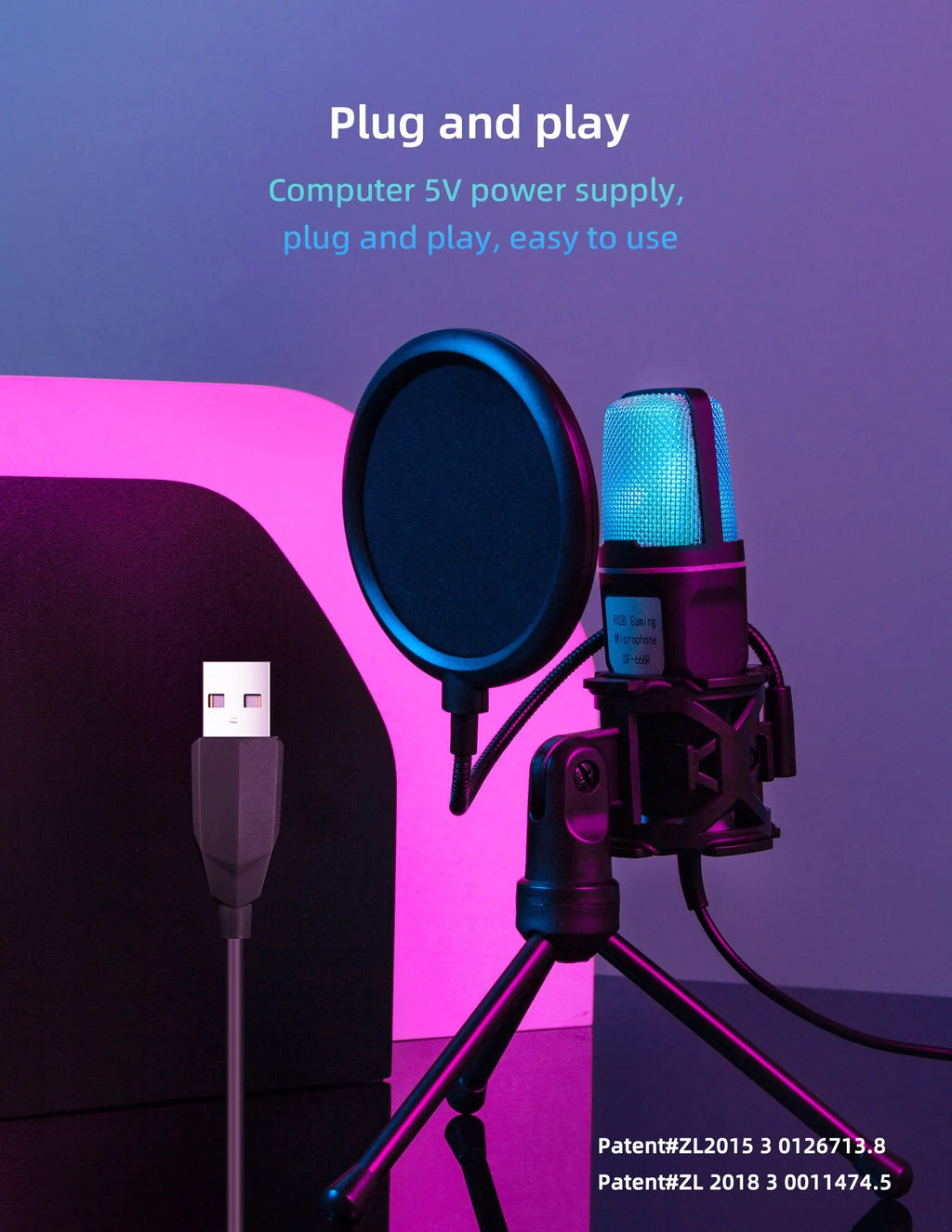 Pro USB Condenser Microphone Kit — Studio & Streaming