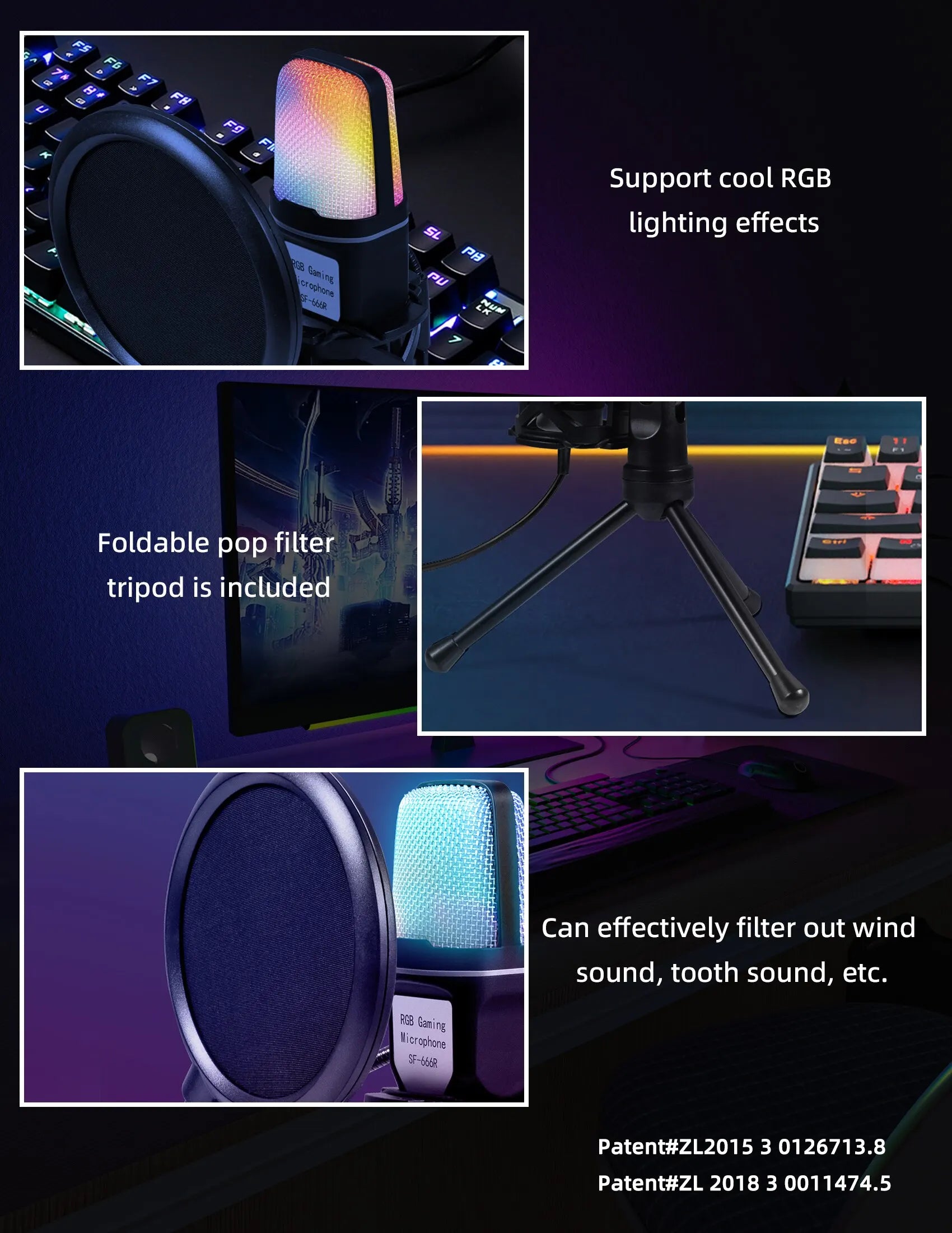 Pro USB Condenser Microphone Kit — Studio & Streaming