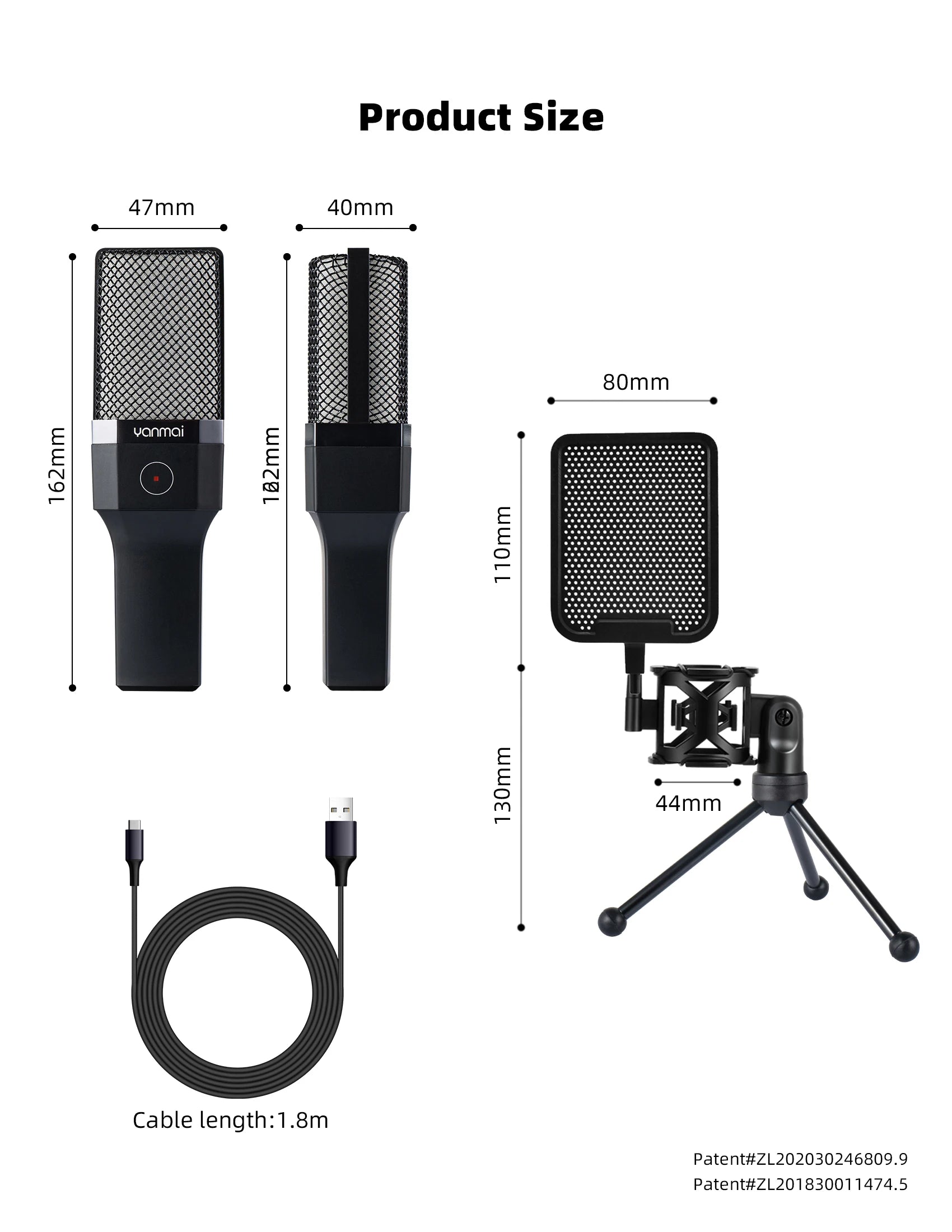 Pro USB Condenser Microphone Kit — Studio & Streaming